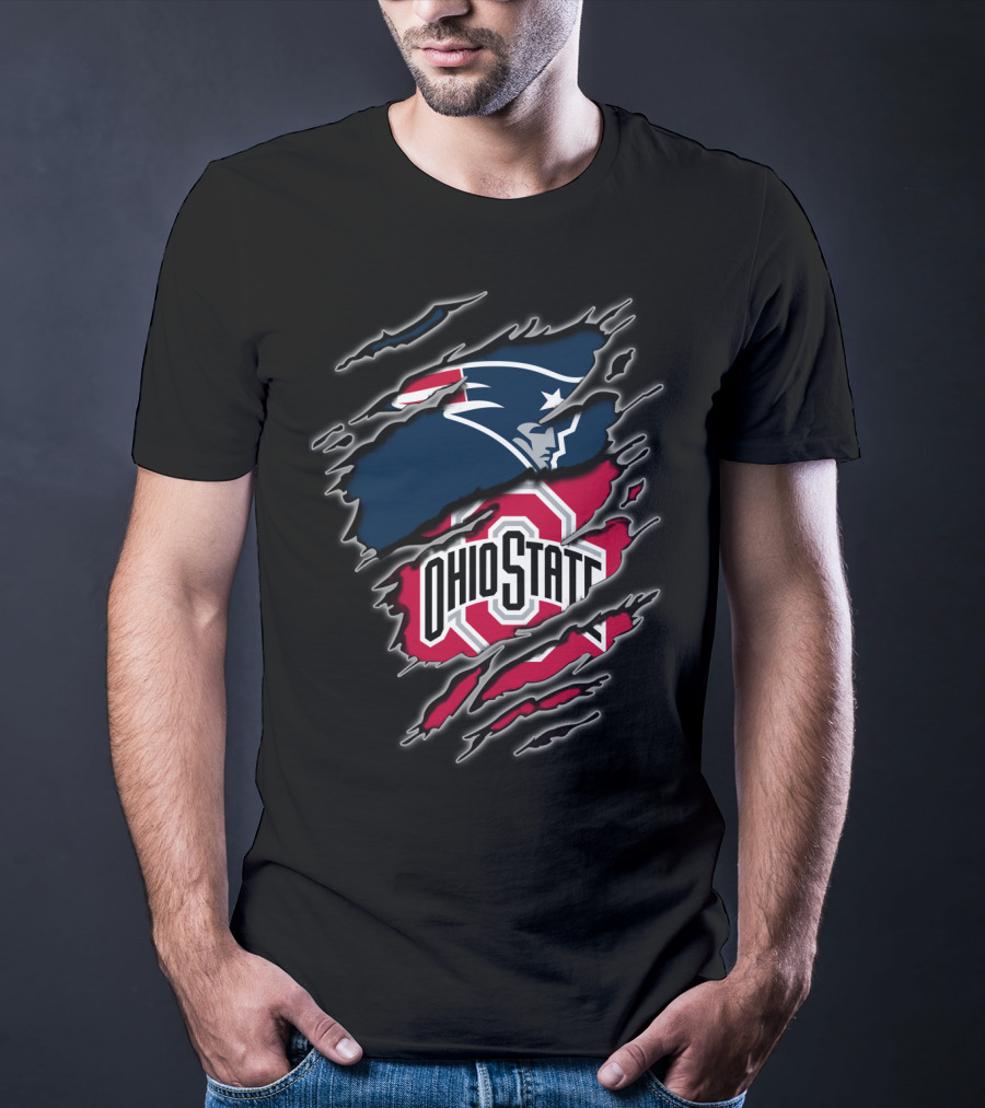New England Patriots Ohio State Buckeyes For Fans T-Shirt