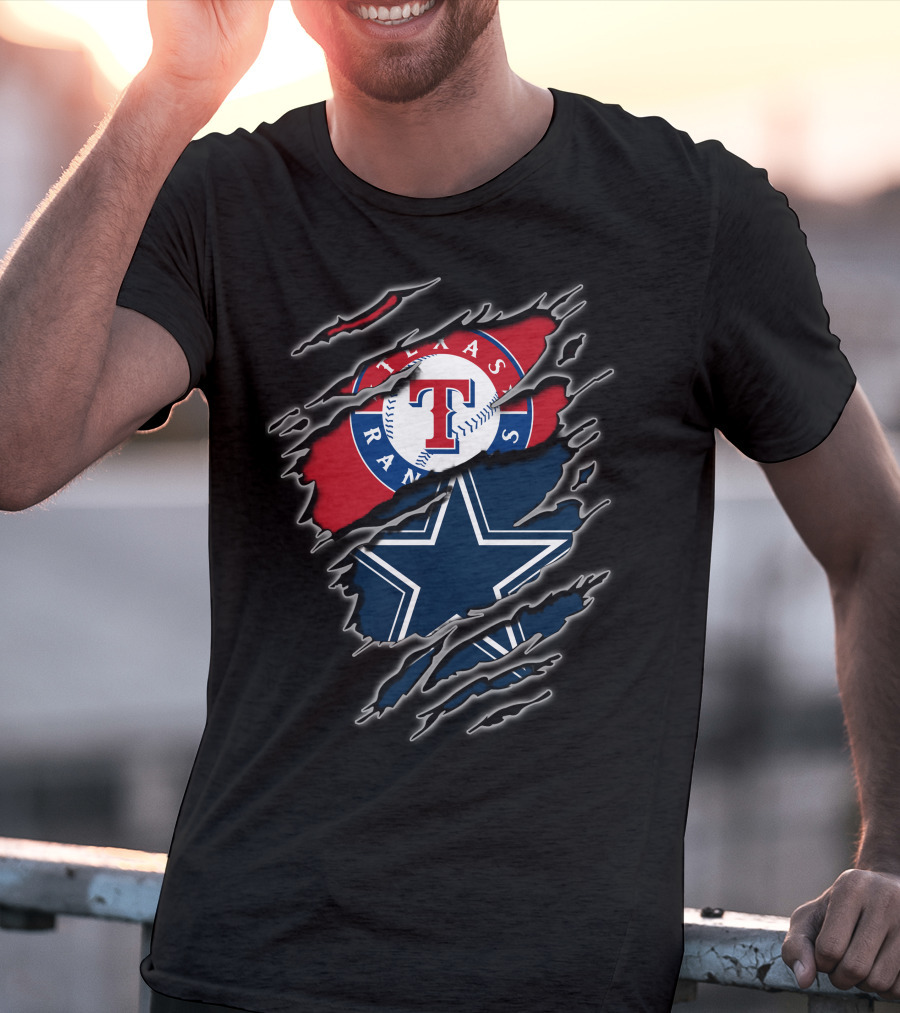 Texas Rangers Cowboys Fan Combo For Enthusiasts T-Shirt