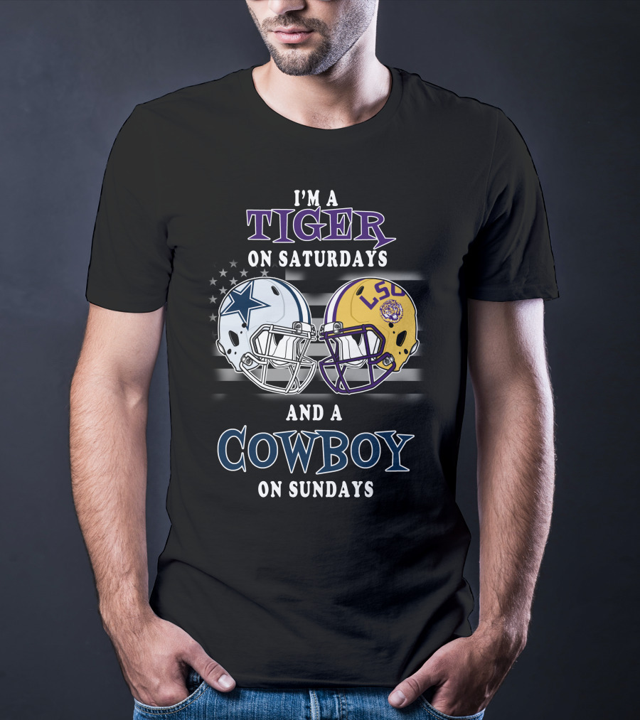 I'm A Tiger On Saturdays And A Cowboy On Sundays T-Shirt