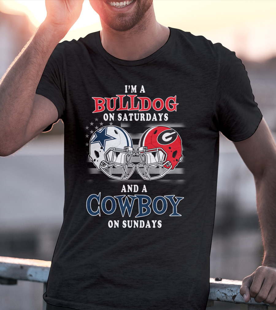 I'm A Bulldog On Saturdays And A Cowboy On Sundays T-Shirt