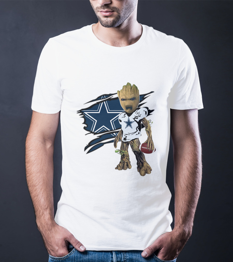 I AM Cowboys Fan's Football Character Star Team T-Shirt