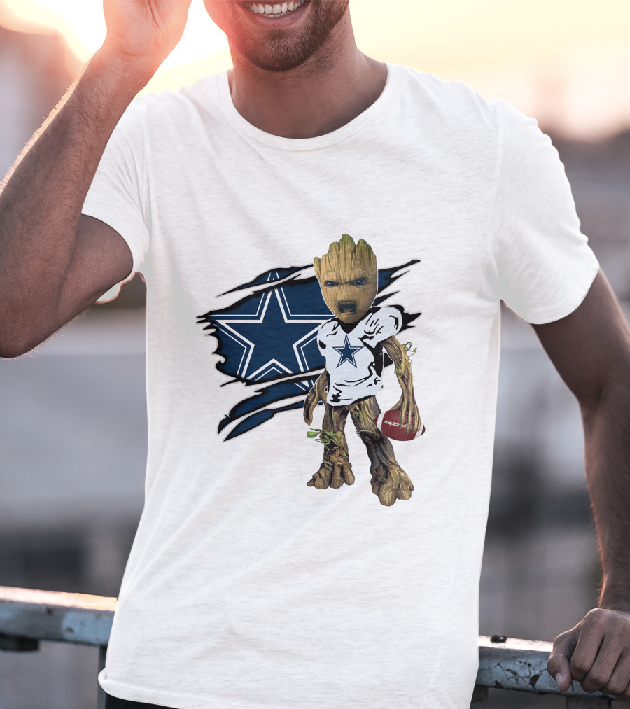 I AM Cowboys Fan's Football Character Star Team T-Shirt
