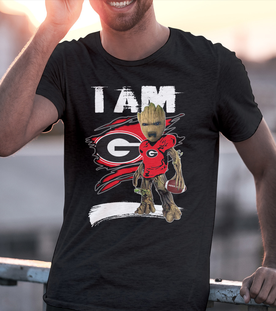 I Am Bulldogs Fan Football Groot Georgia T-Shirt