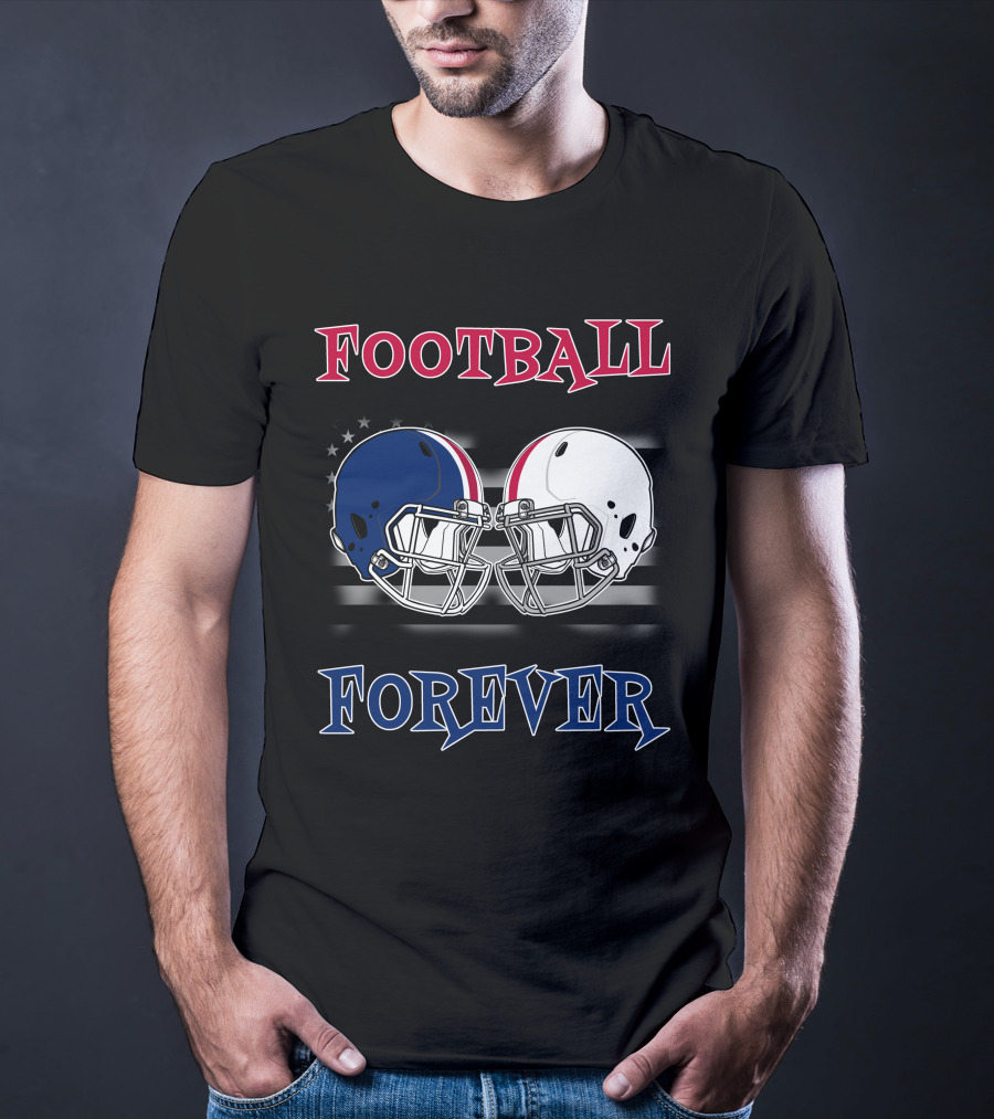 Football Forever Helmets Faceoff T-Shirt