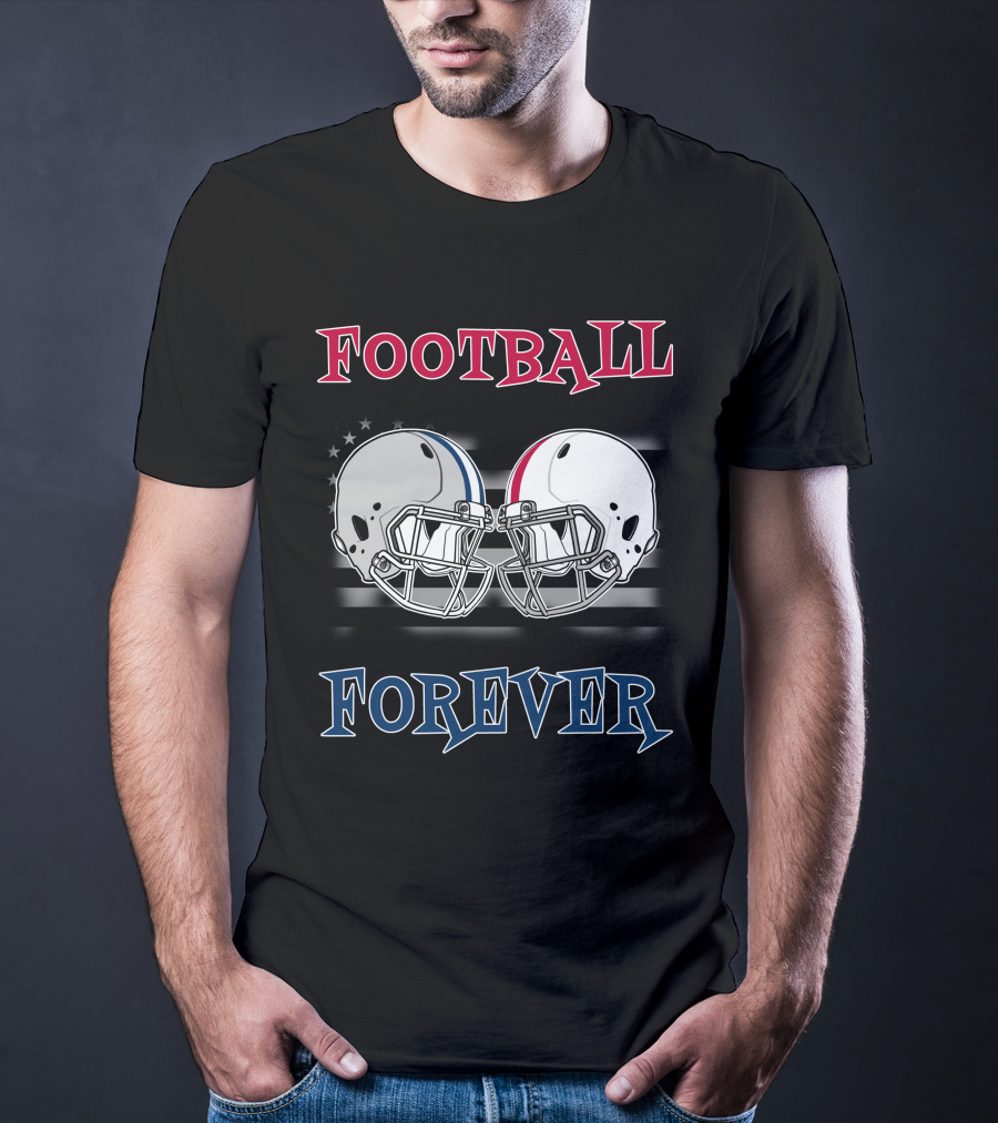 Football Forever Cow-Buck Helmets T-Shirt