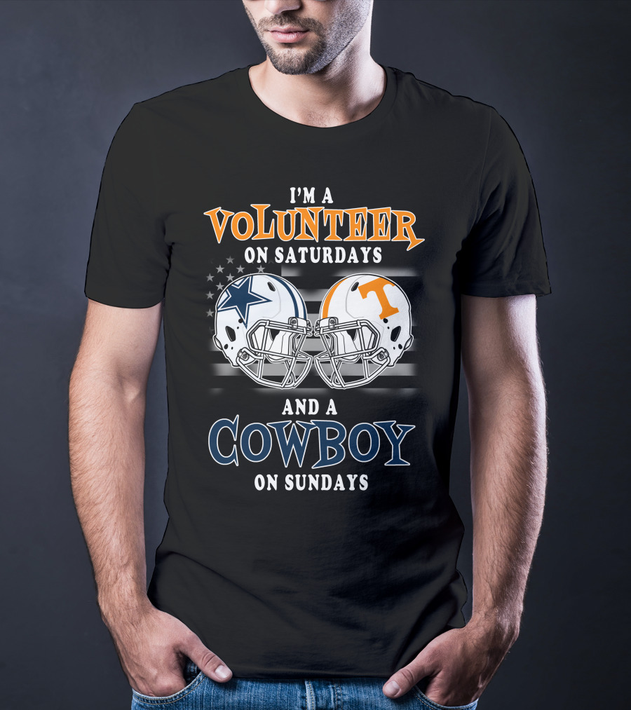 I'm A Volunteer On Saturdays And A Cowboy On Sundays T-Shirt