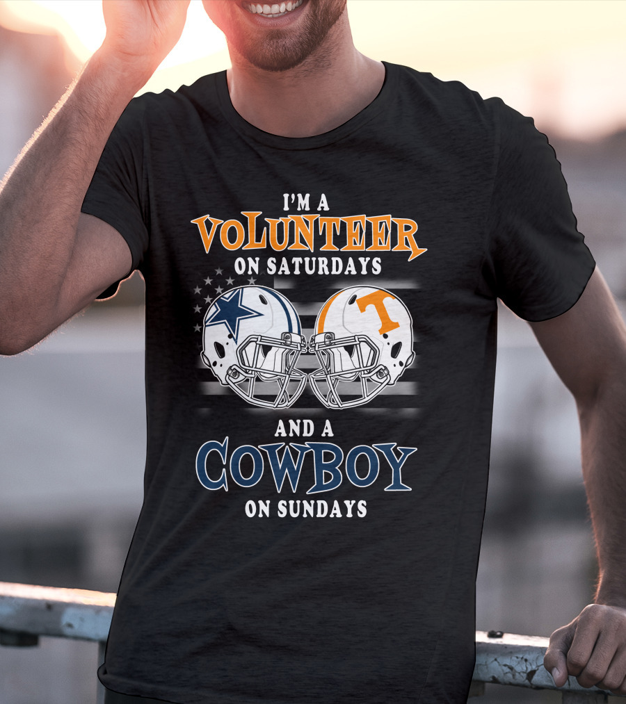 I'm A Volunteer On Saturdays And A Cowboy On Sundays T-Shirt