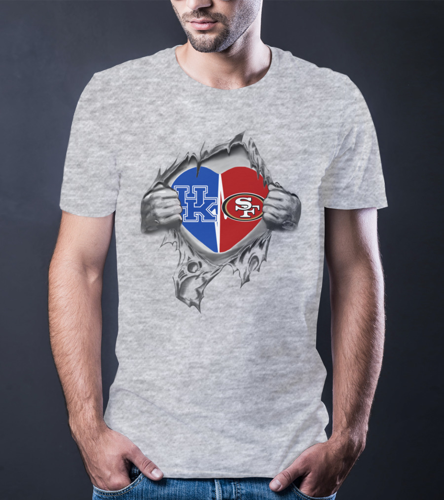 Kentucky Wildcats 49Ers Heart T-Shirt