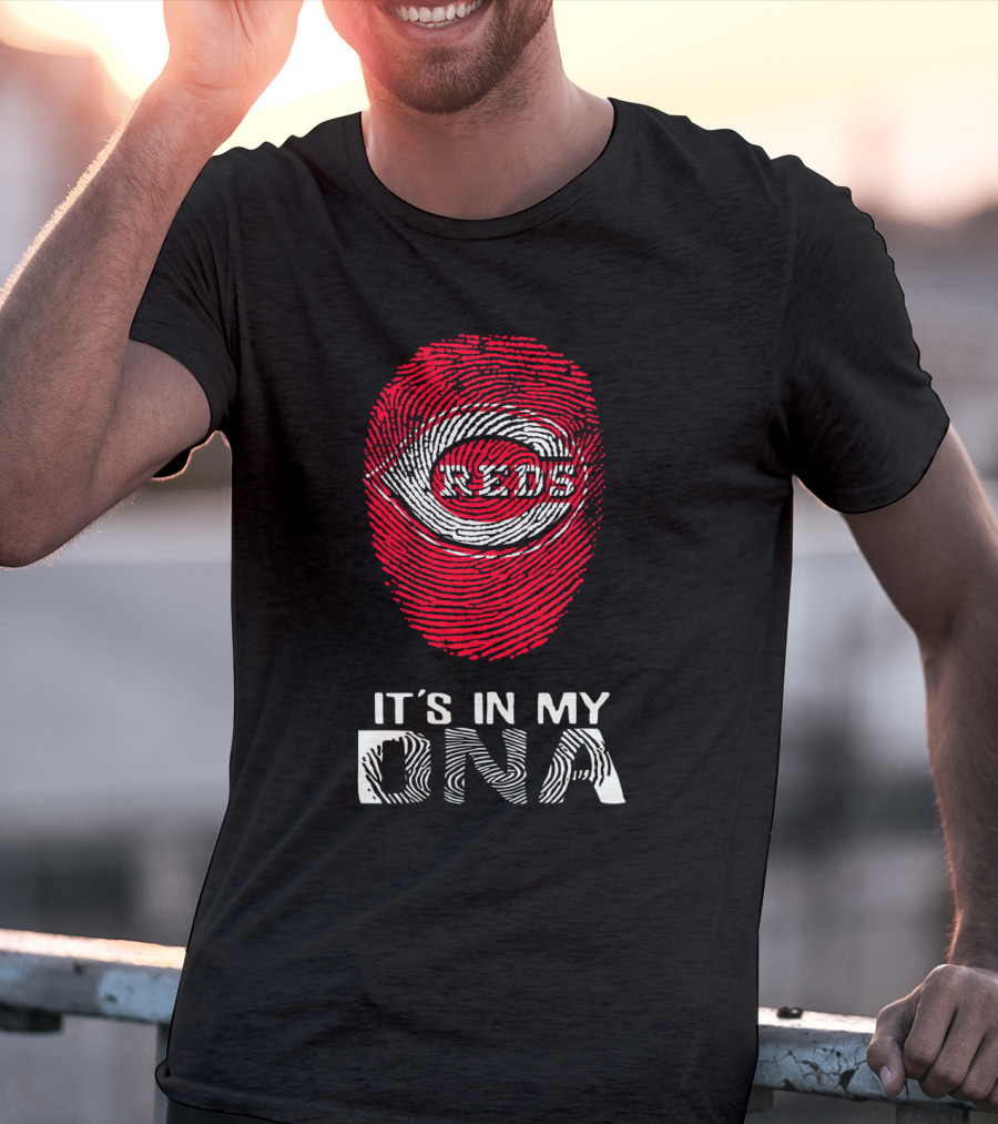 Reds Fingerprint It's In My DNA T-Shirt