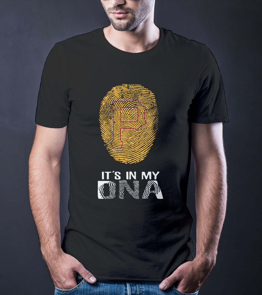 Pirates P It's In My DNA Fingerprint T-Shirt
