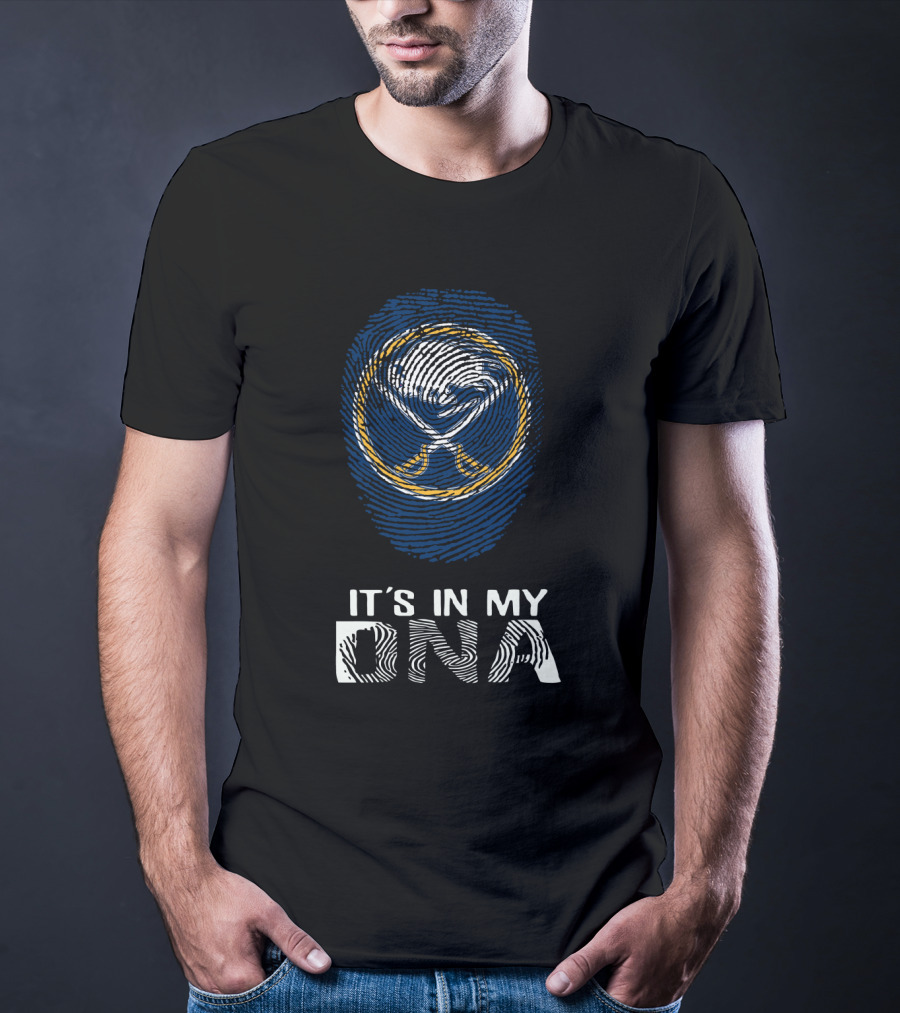 Buffalo Sabres It's In My DNA Fingerprint T-Shirt