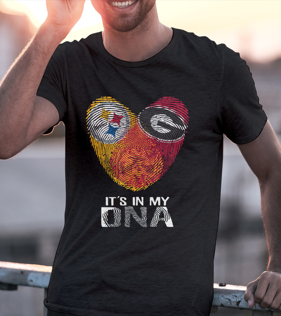 Steelers Georgia Bulldogs It's In My DNA T-Shirt