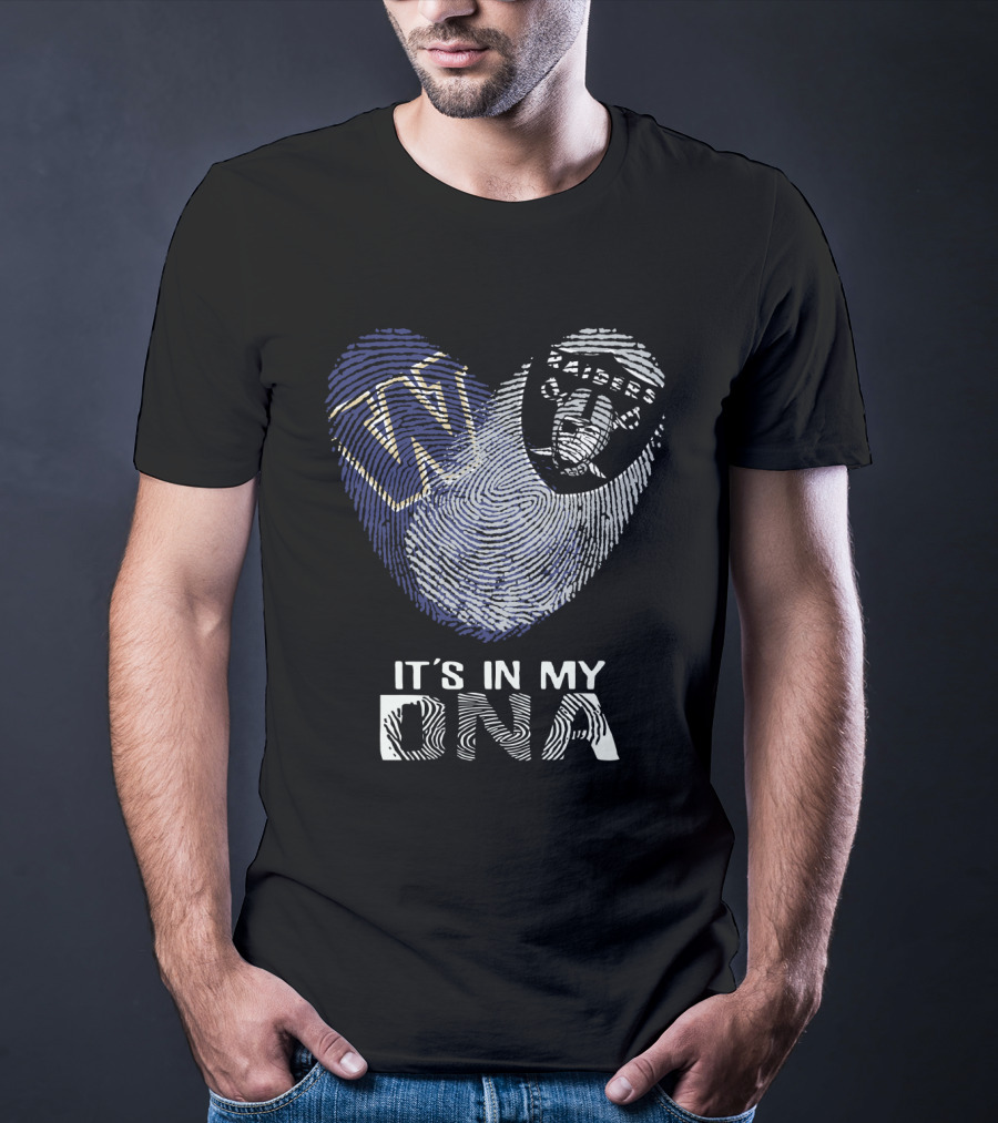 Raiders Huskies W It's In My DNA T-Shirt
