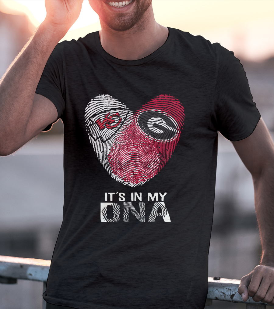 Kansas City Chiefs Georgia Bulldogs It's In My DNA T-Shirt