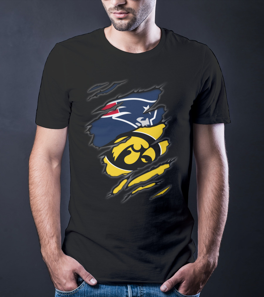 Iowa Patriots Hawkeyes Fusion T-Shirt
