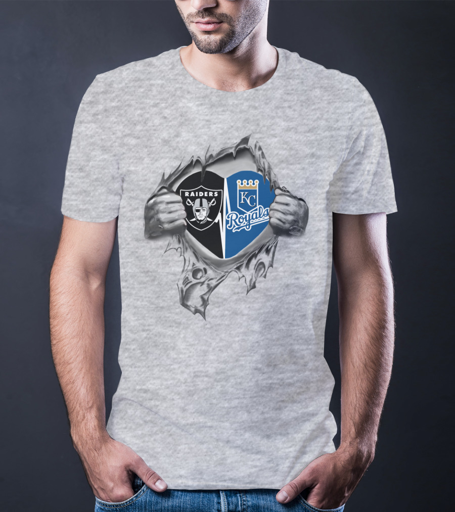 Raiders Royals Loyalty Heart T-Shirt