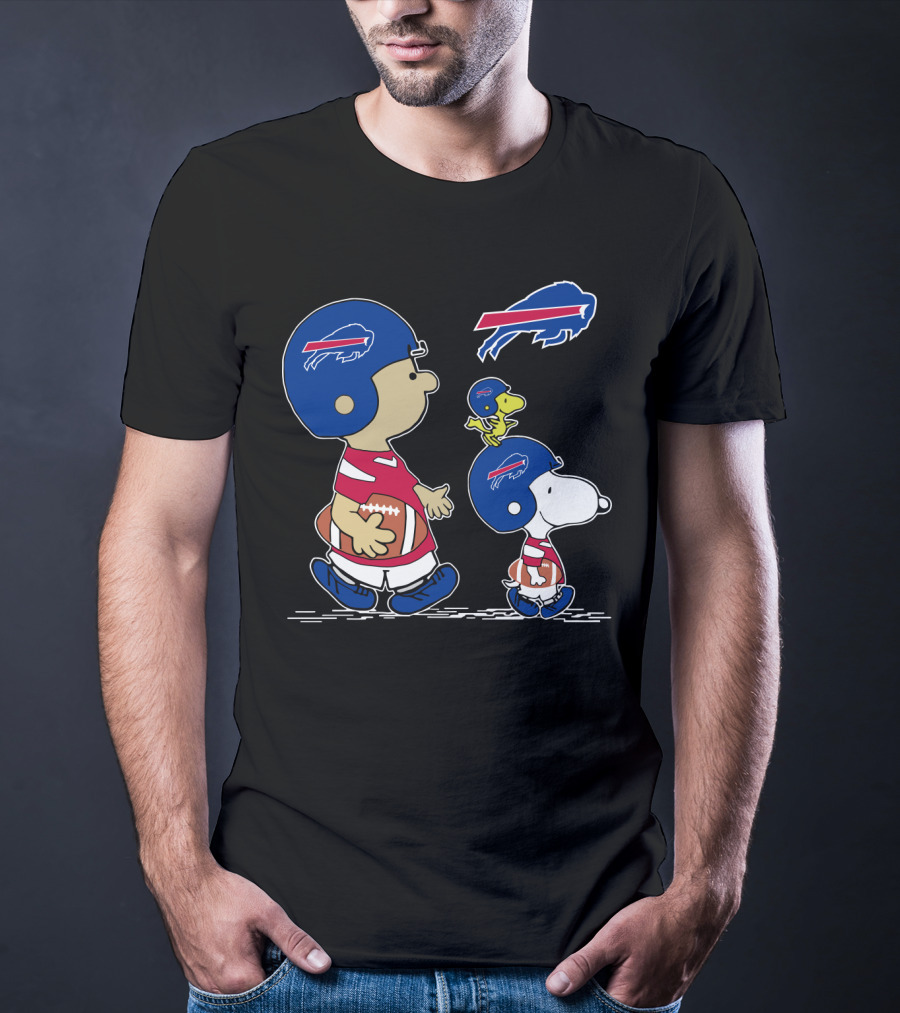 Buffalo Bills Snoopy And Woodstock Football Adventure T-Shirt
