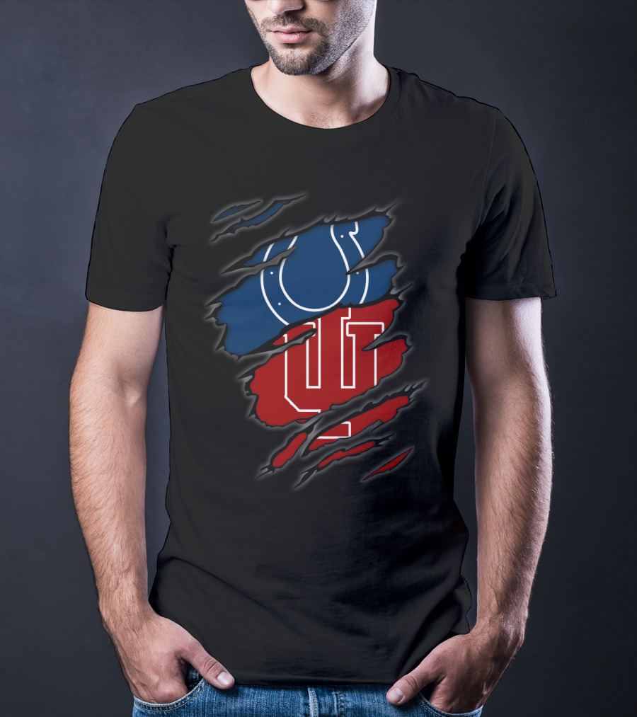 Colts Hoosiers Ripped Layered T-Shirt