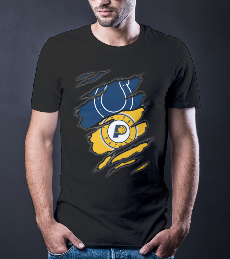Indianapolis Colts Indiana Pacers Rip T-Shirt