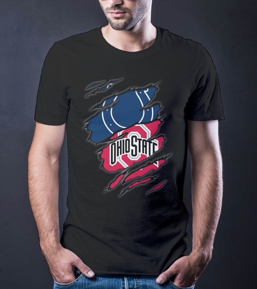 Colts Ohio State Ripped Layered T-Shirt
