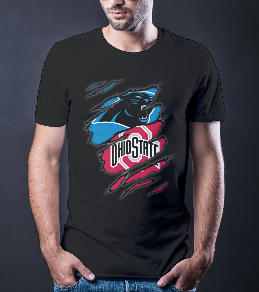 Panthers Ohio State Buckeye Fan Crossover T-Shirt