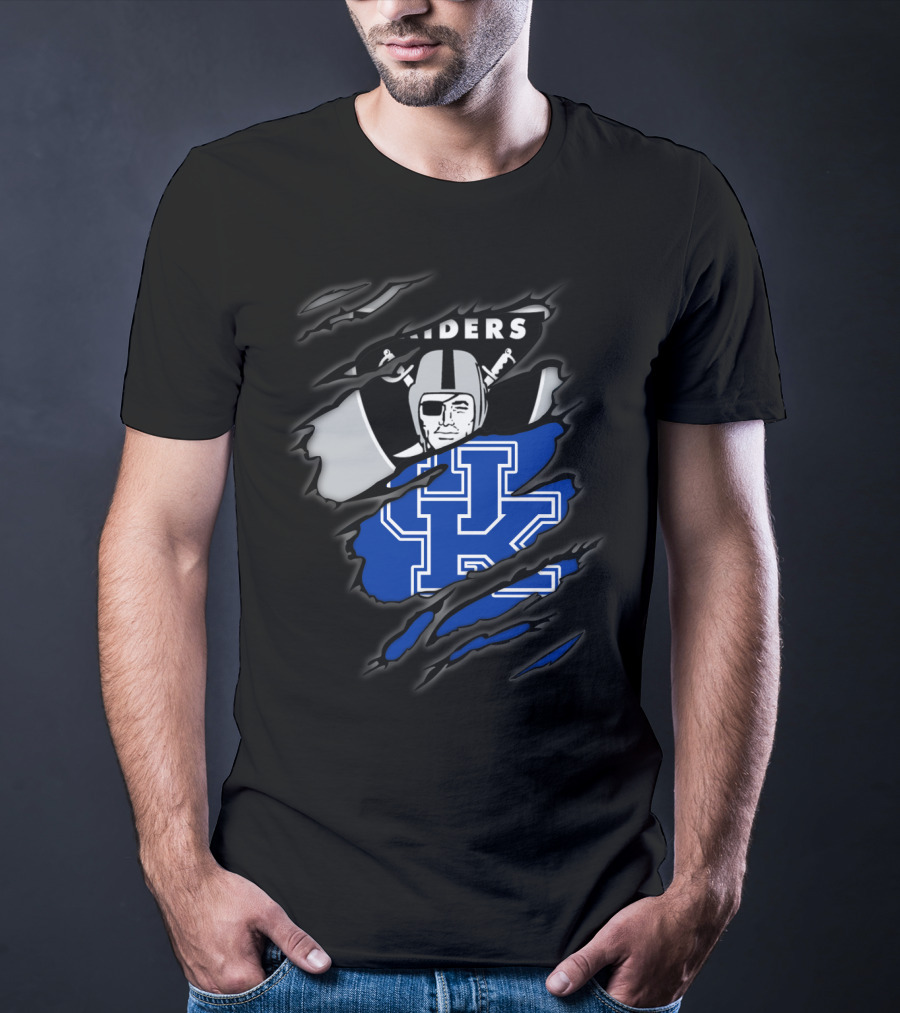 Raiders Kentucky Wildcats Fusion T-Shirt