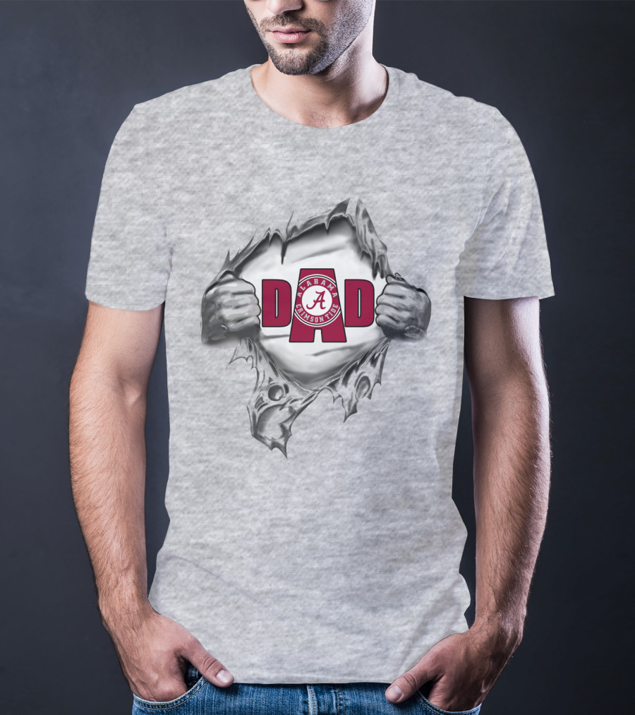Alabama Crimson Tide Super Dad T-Shirt