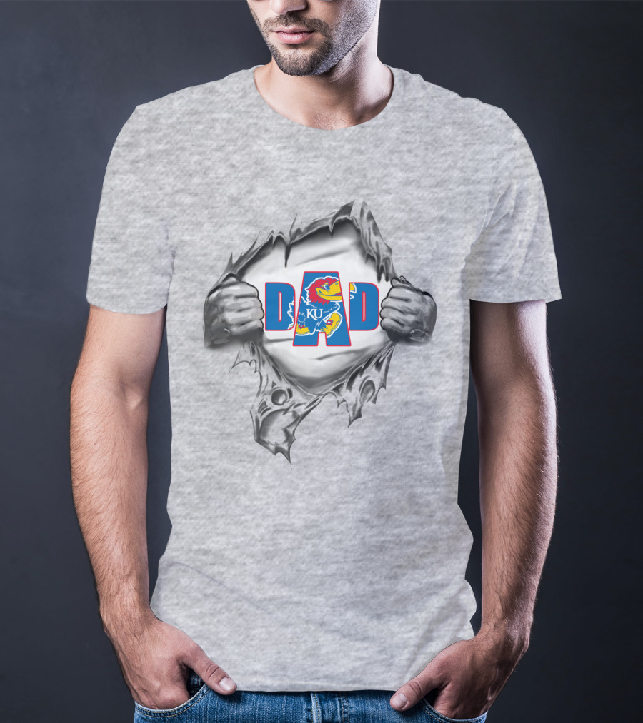 Kansas Jayhawks Ku Dad T-Shirt