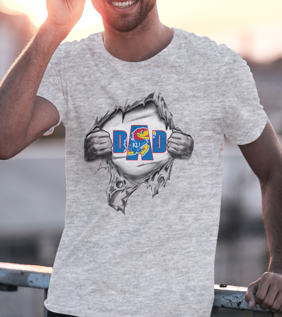 Kansas Jayhawks Ku Dad T-Shirt