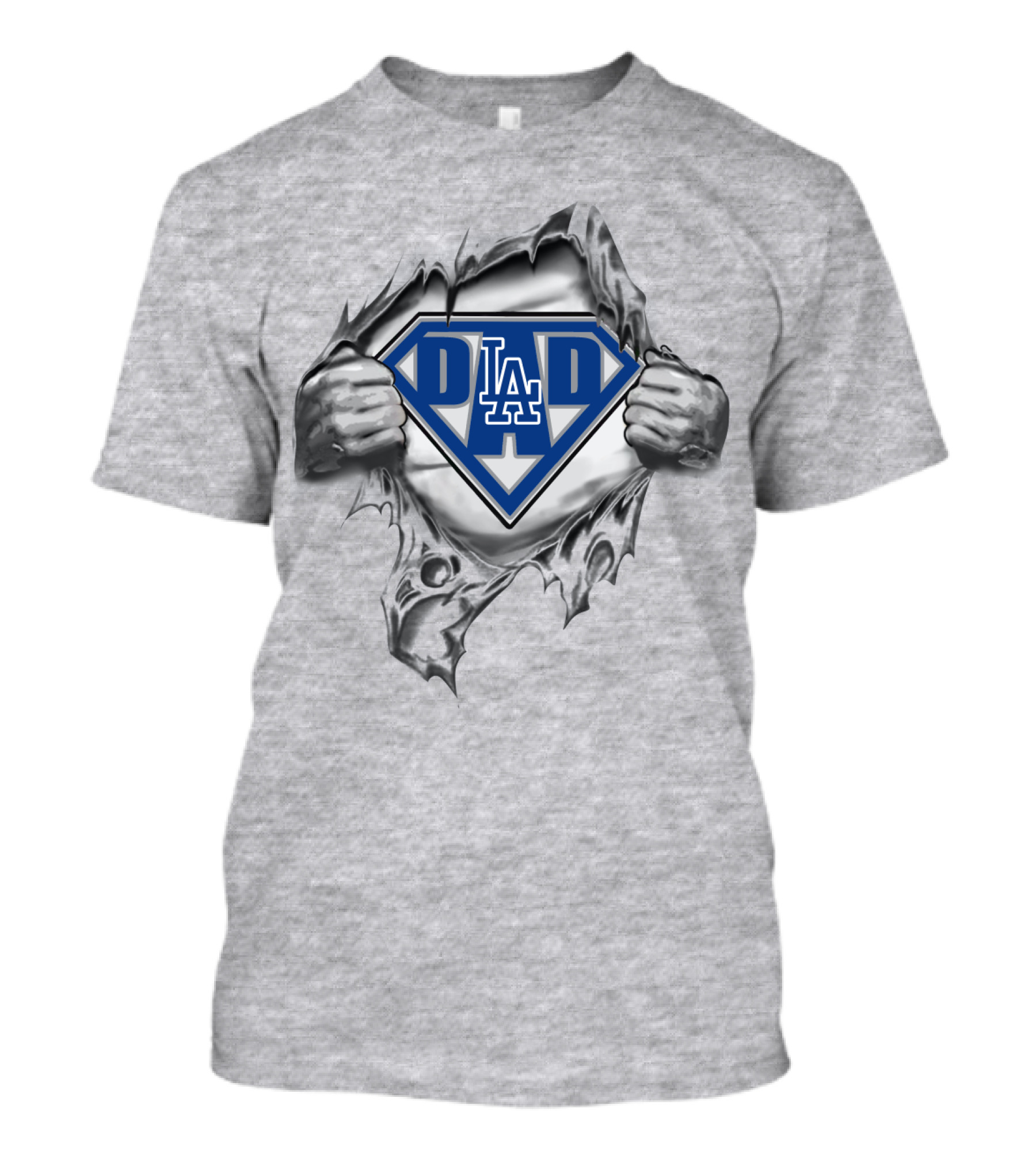 L.a. Dodgers Super Dad T-Shirt