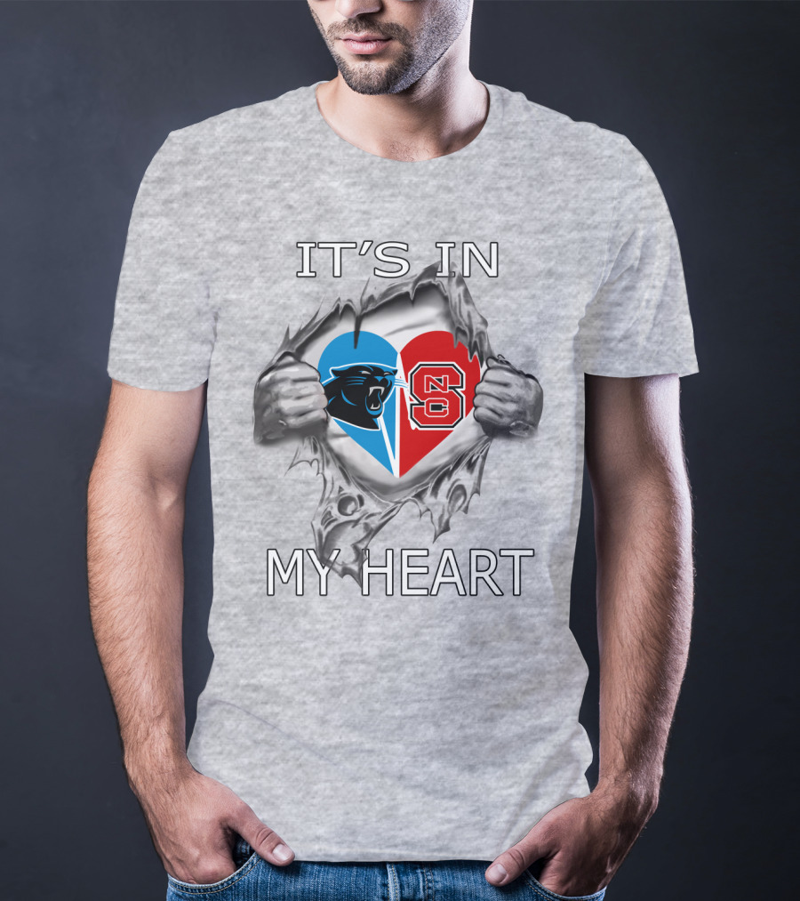 Panthers NC State It's In My Heart T-Shirt