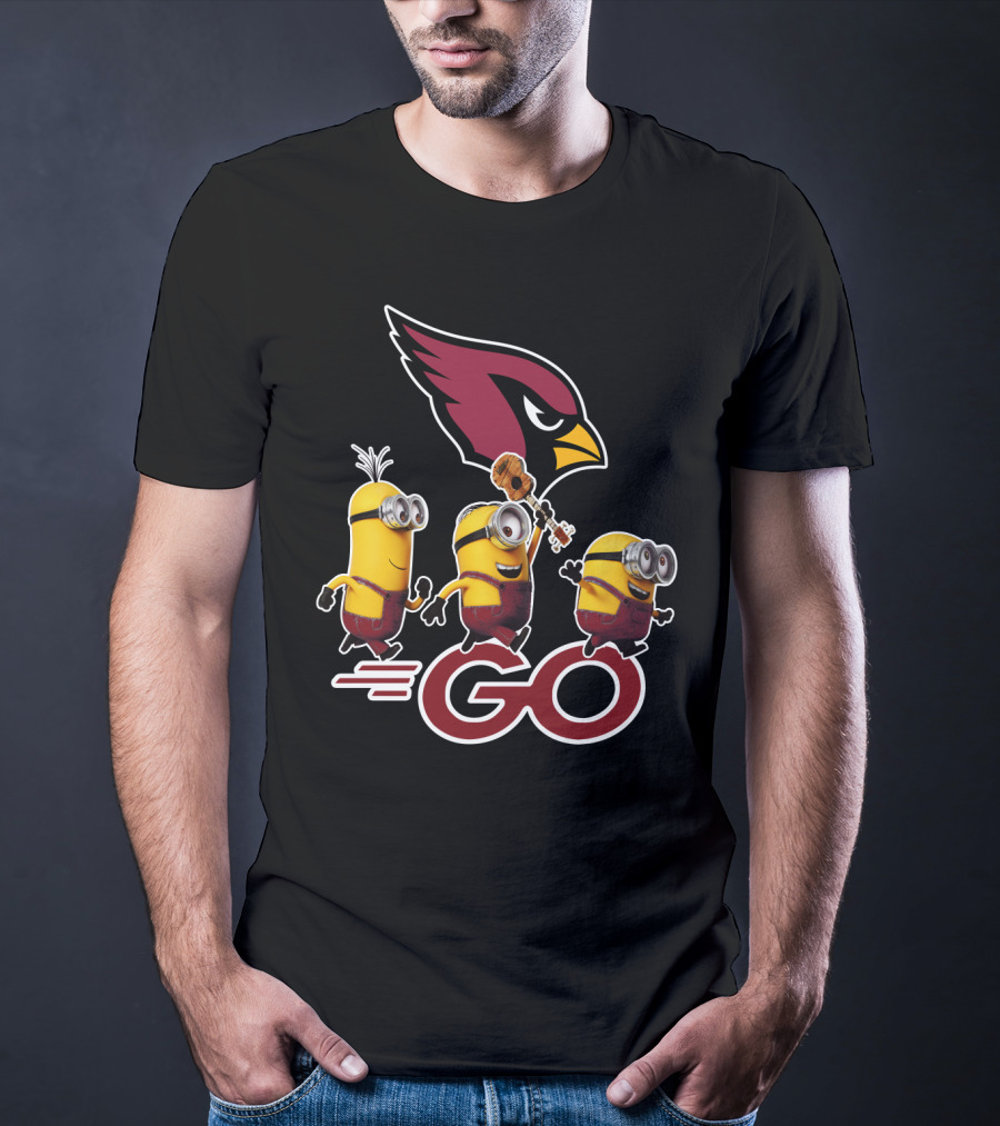 Minions Go Cardinals Bird T-Shirt