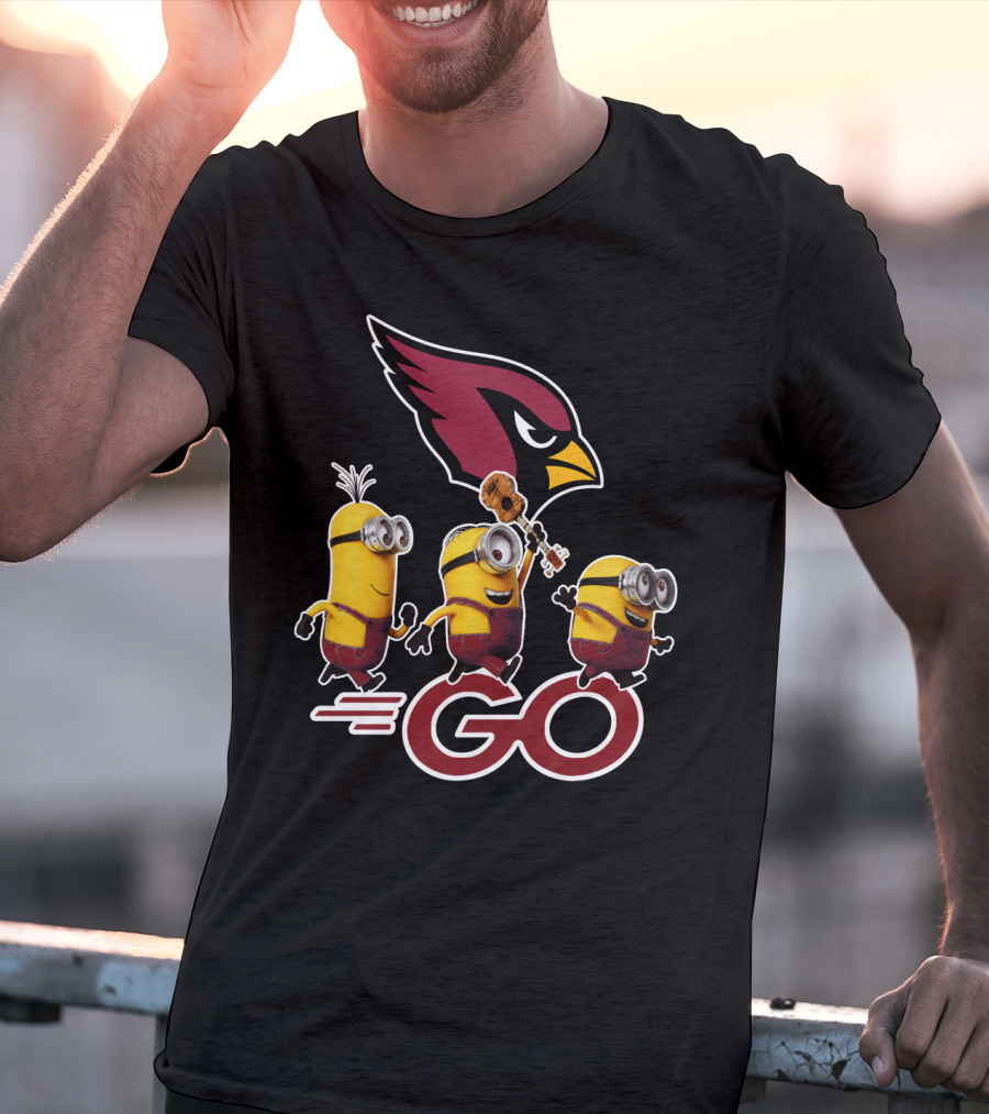 Minions Go Cardinals Bird T-Shirt