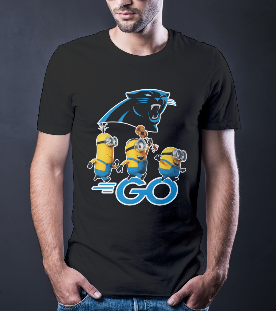 Panthers Go Minions NFL Fan Team Spirit T-Shirt