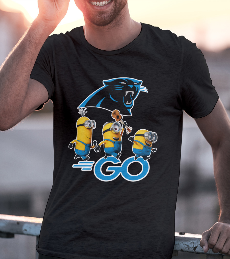 Panthers Go Minions NFL Fan Team Spirit T-Shirt