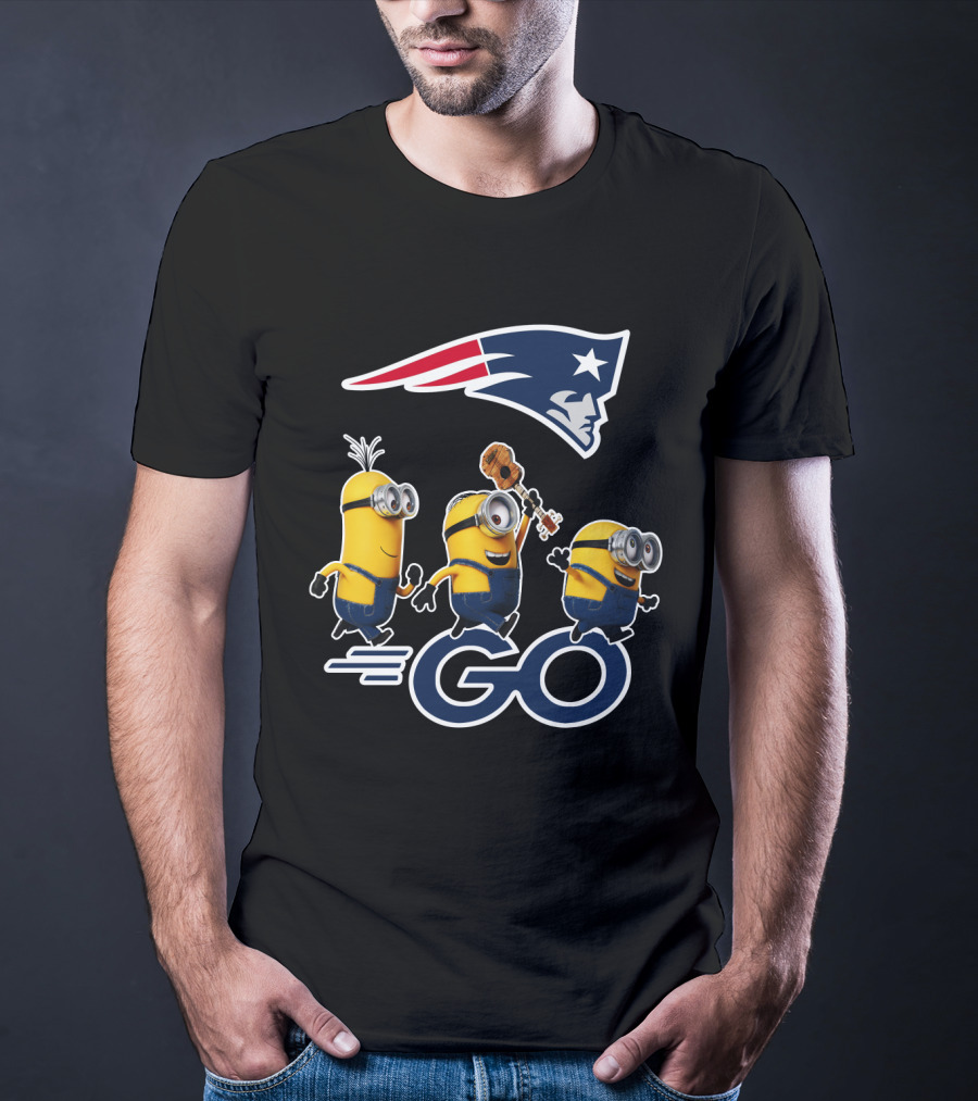 Patriots Logo Minions Go T-Shirt