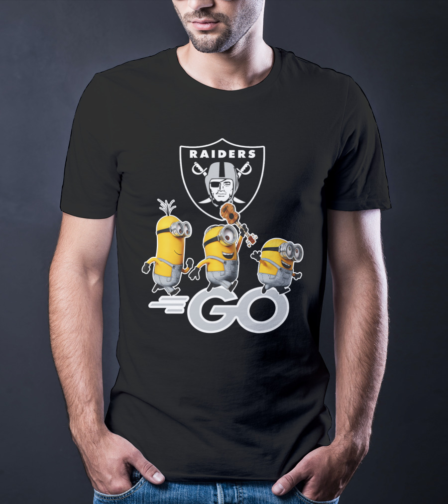 Raiders Minions Go Football Team T-Shirt