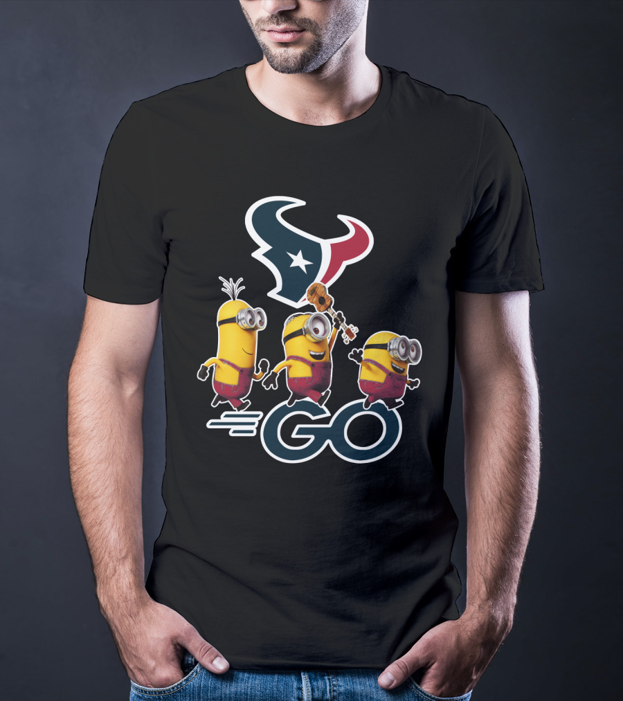 Houston Texans Minions Go T-Shirt
