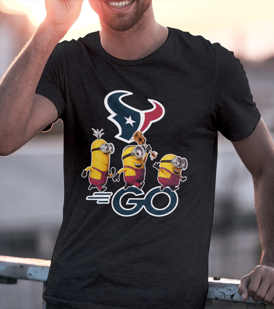 Houston Texans Minions Go T-Shirt