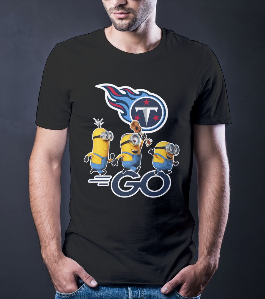 Minions Go Titans Tennessee NFL T-Shirt