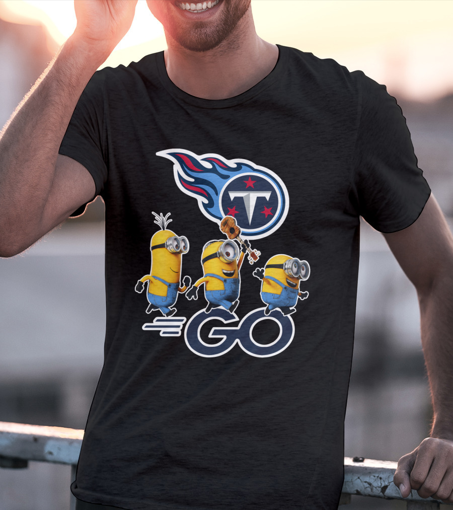Minions Go Titans Tennessee NFL T-Shirt