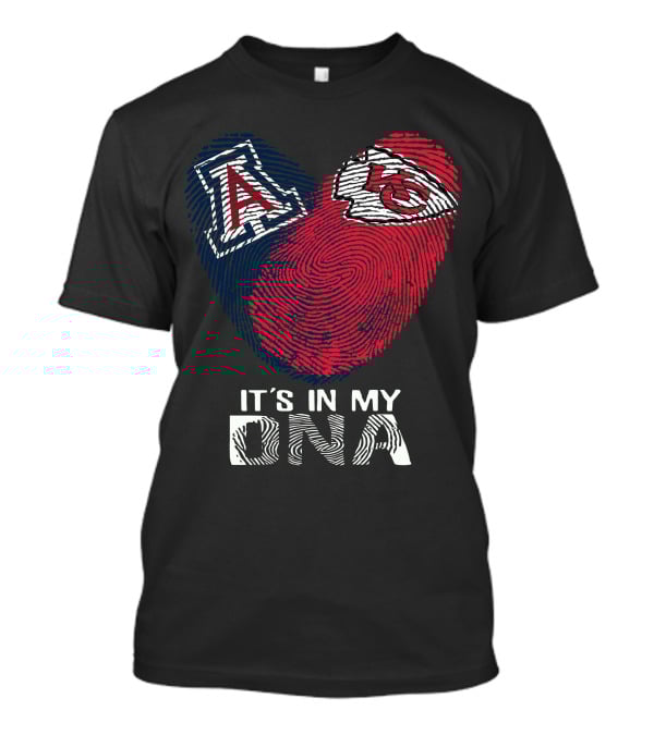 Arizona Wildcats Kansas City Chiefs It's In My DNA T-Shirt