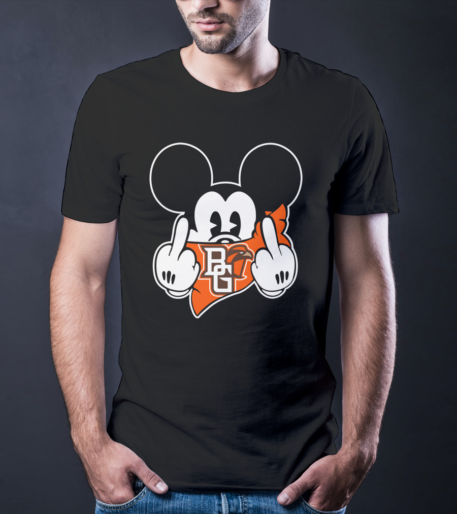Bowling Green Falcons BG Middle Finger Mickey T-Shirt