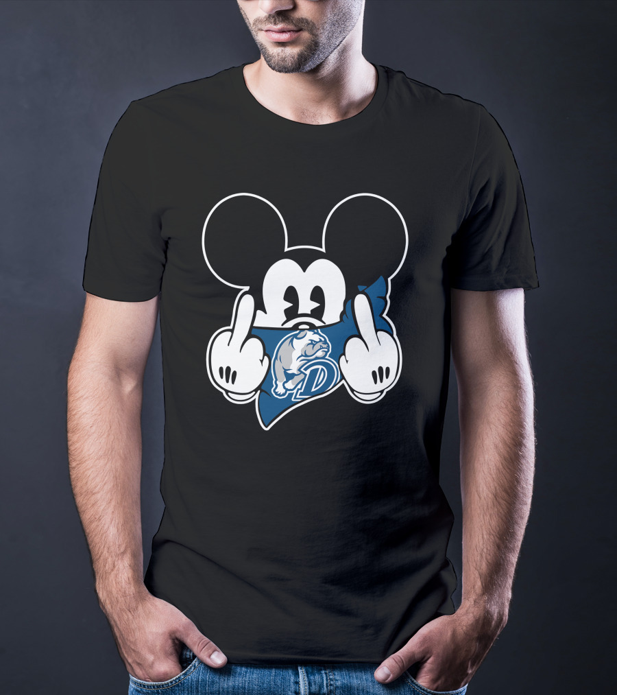Drake Bulldogs Mickey Mouse Sports Spirit T-Shirt