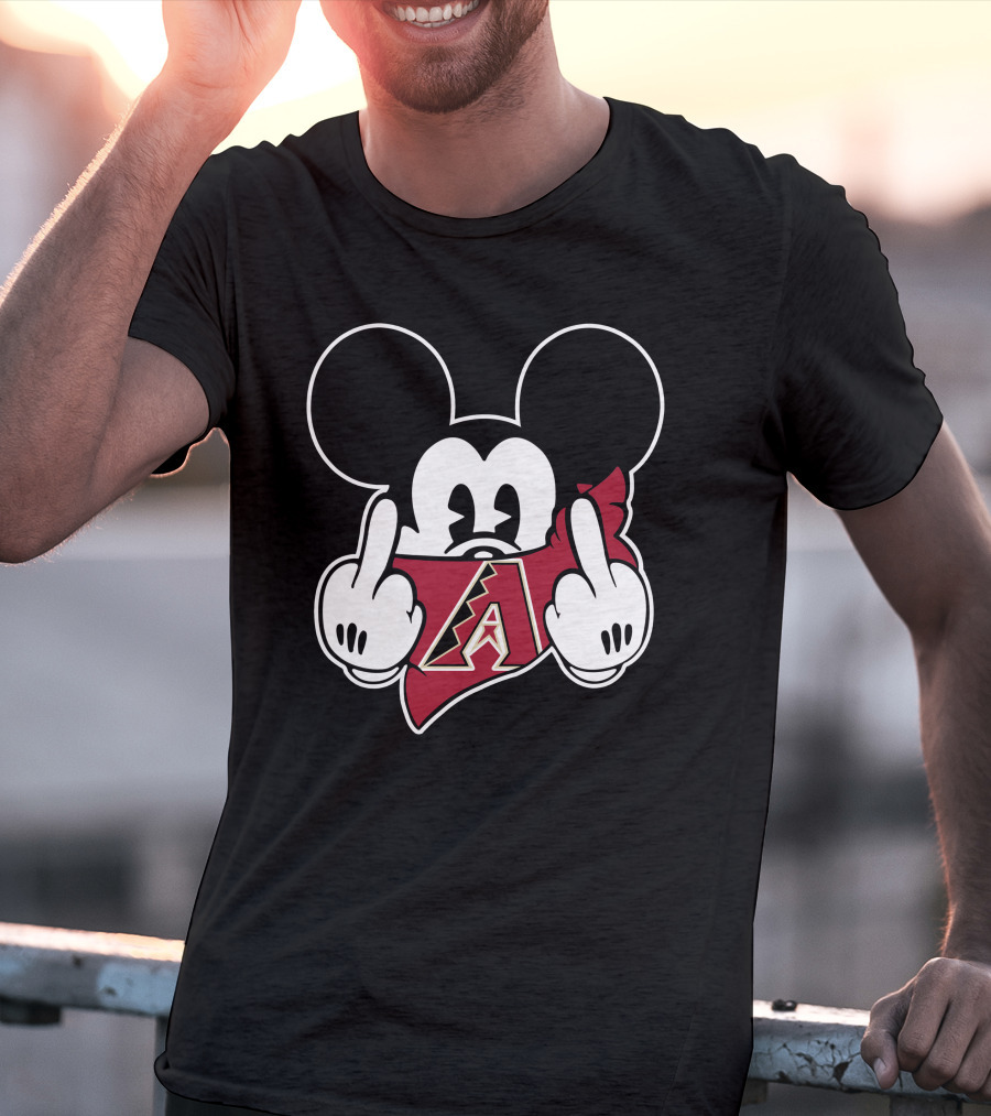 Diamondbacks Mickey Middle Finger T-Shirt