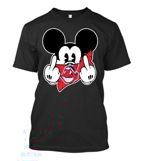 Mickey Cleveland Face Bandana Icon Crossover T-Shirt
