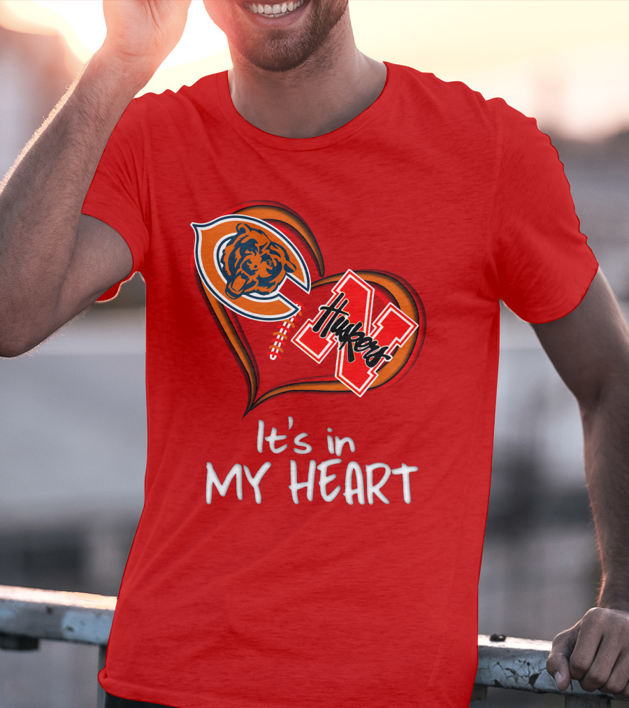 Bears Huskers It's In My Heart T-Shirt