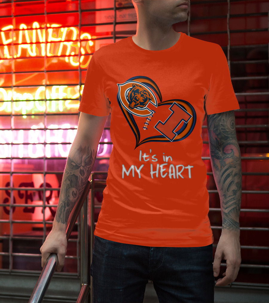 Bears Illinois It's In My Heart T-Shirt