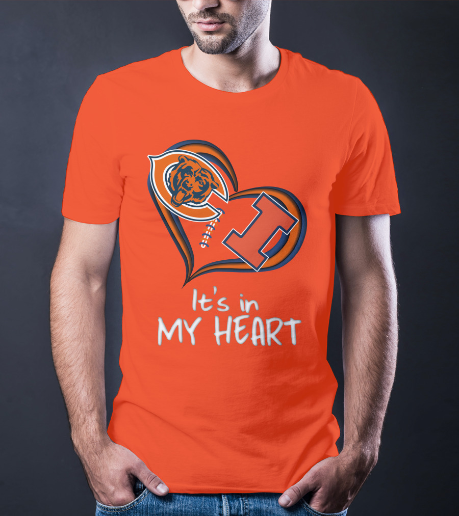 Bears Illinois It's In My Heart T-Shirt