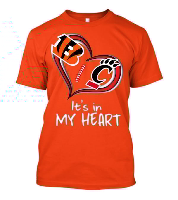 Bengals Bearcats It's In My Heart T-Shirt